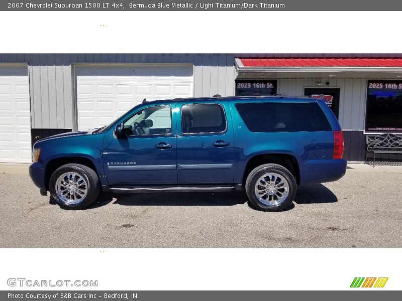 Bermuda Blue Metallic / Light Titanium/Dark Titanium 2007 Chevrolet Suburban 1500 LT 4x4