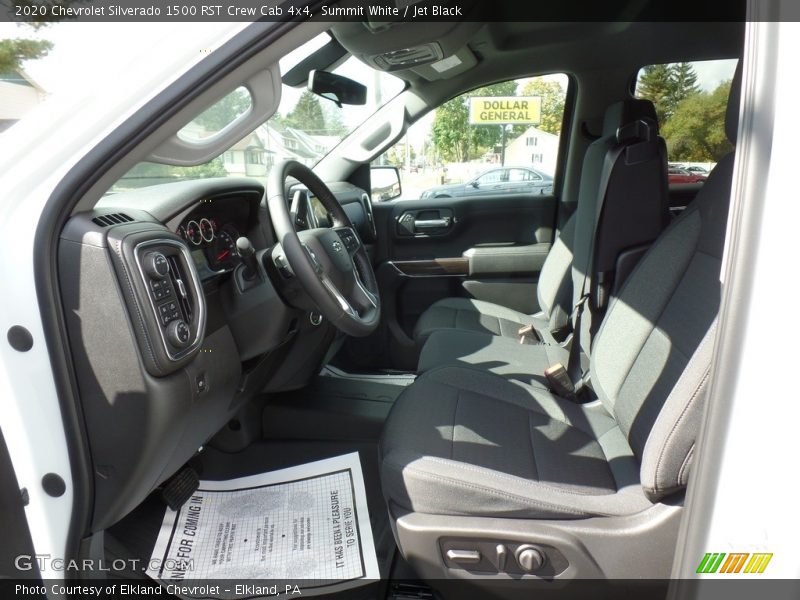 Summit White / Jet Black 2020 Chevrolet Silverado 1500 RST Crew Cab 4x4