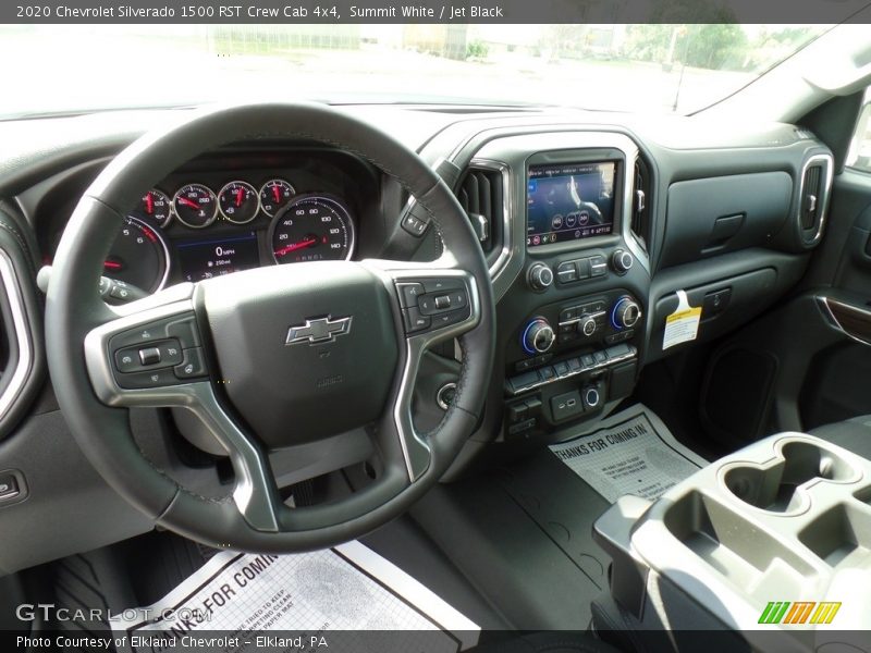 Summit White / Jet Black 2020 Chevrolet Silverado 1500 RST Crew Cab 4x4