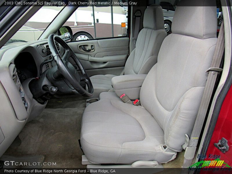 Front Seat of 2003 Sonoma SLS Regular Cab