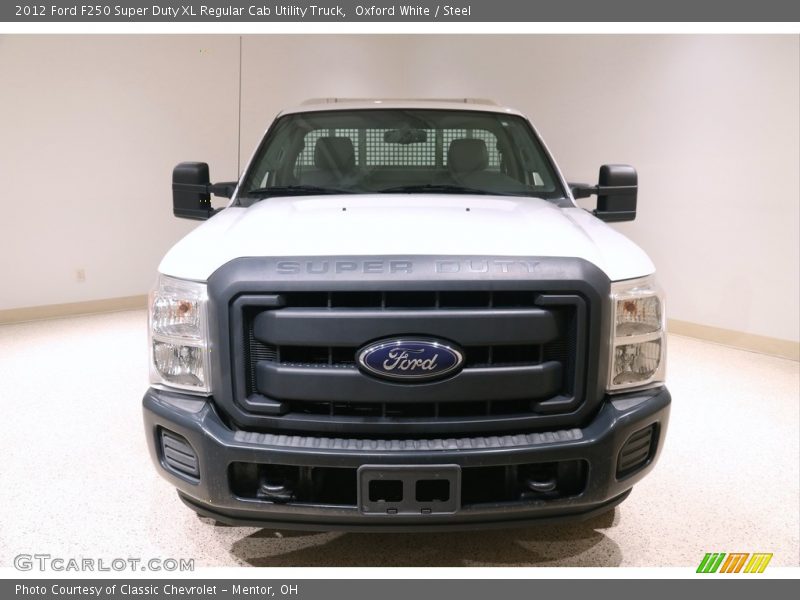 Oxford White / Steel 2012 Ford F250 Super Duty XL Regular Cab Utility Truck