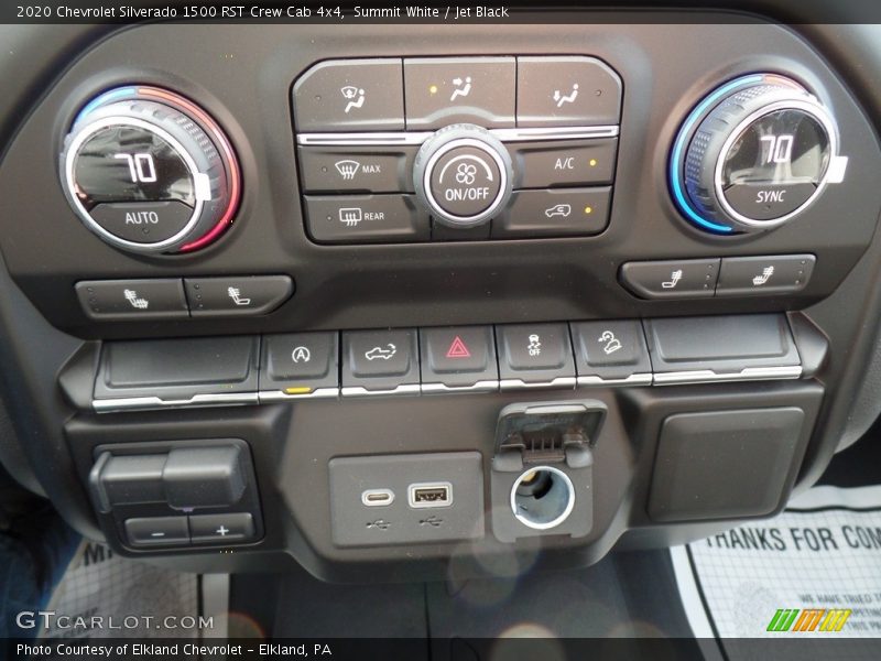 Controls of 2020 Silverado 1500 RST Crew Cab 4x4
