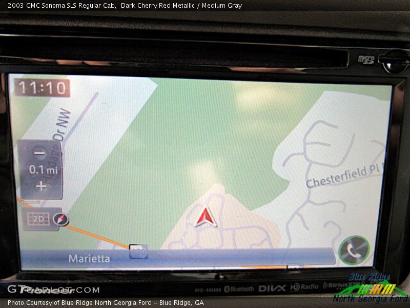 Dark Cherry Red Metallic / Medium Gray 2003 GMC Sonoma SLS Regular Cab