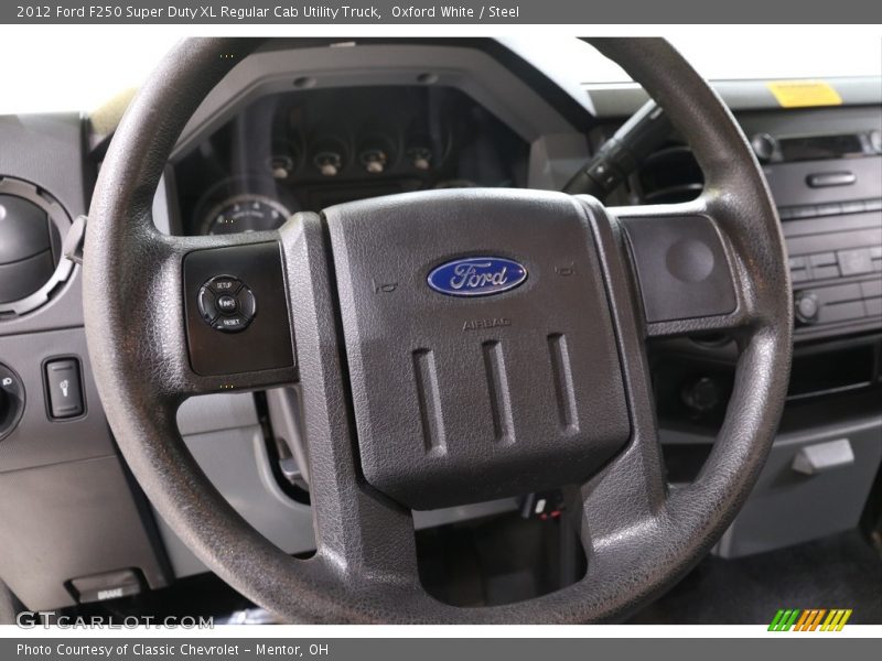 Oxford White / Steel 2012 Ford F250 Super Duty XL Regular Cab Utility Truck
