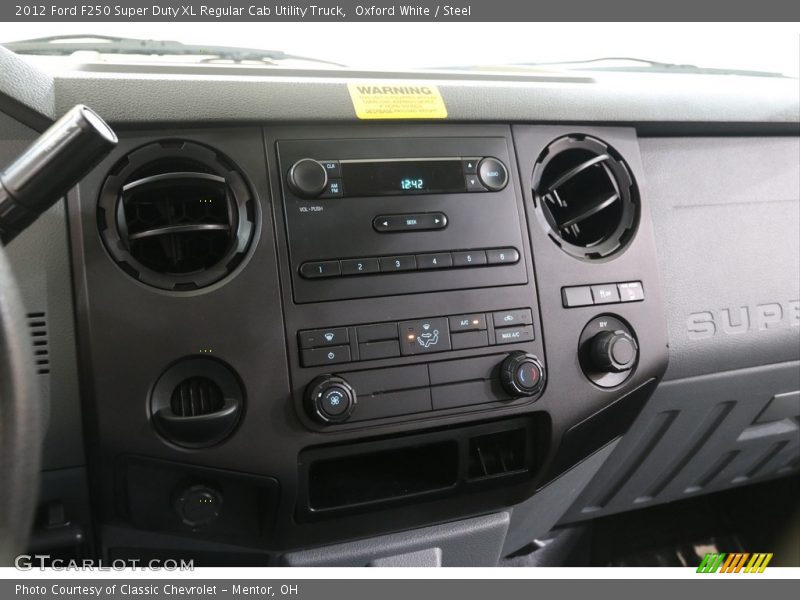 Oxford White / Steel 2012 Ford F250 Super Duty XL Regular Cab Utility Truck