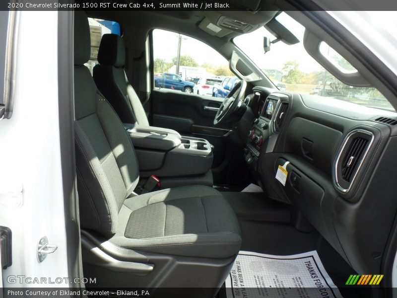Summit White / Jet Black 2020 Chevrolet Silverado 1500 RST Crew Cab 4x4
