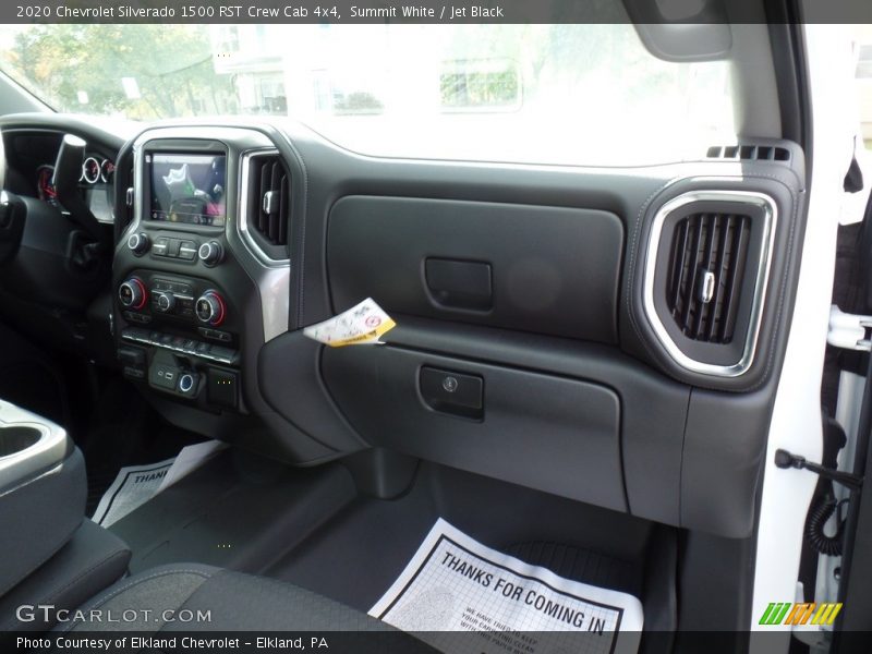 Summit White / Jet Black 2020 Chevrolet Silverado 1500 RST Crew Cab 4x4