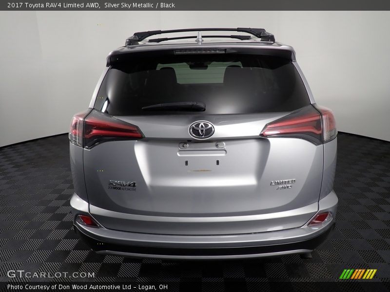 Silver Sky Metallic / Black 2017 Toyota RAV4 Limited AWD