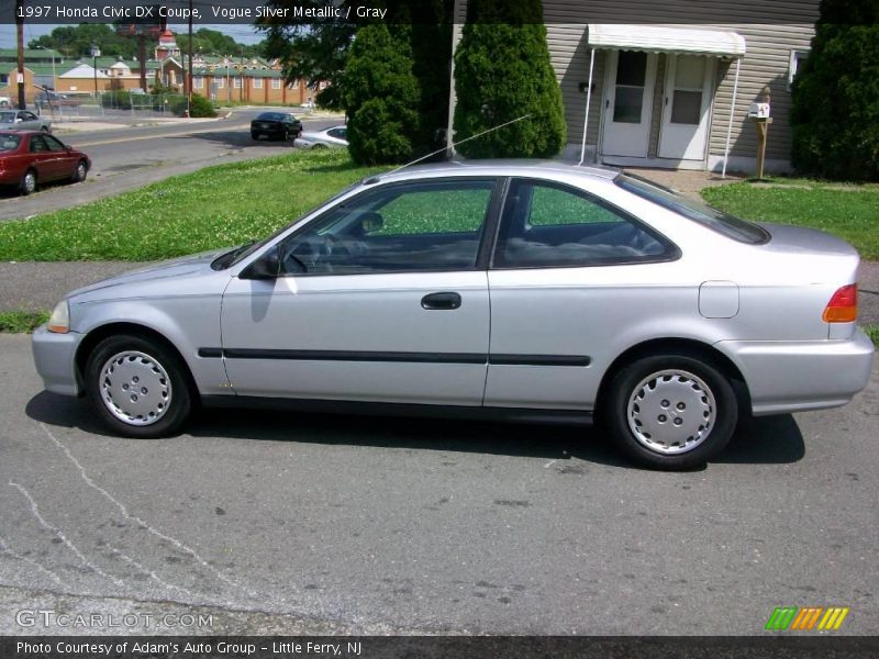 Vogue Silver Metallic / Gray 1997 Honda Civic DX Coupe