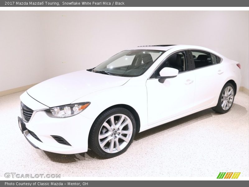 Snowflake White Pearl Mica / Black 2017 Mazda Mazda6 Touring