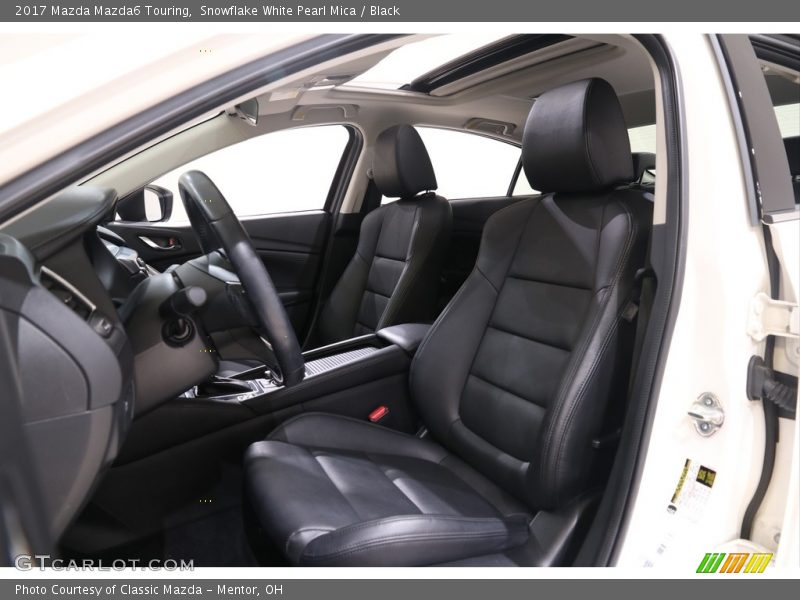 Snowflake White Pearl Mica / Black 2017 Mazda Mazda6 Touring