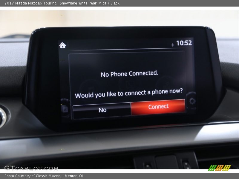 Snowflake White Pearl Mica / Black 2017 Mazda Mazda6 Touring