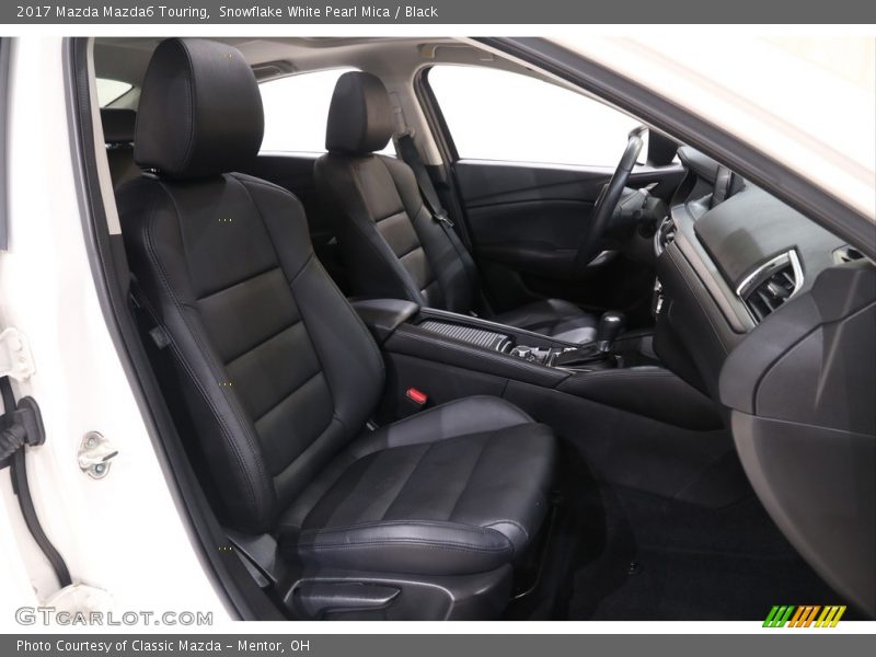 Snowflake White Pearl Mica / Black 2017 Mazda Mazda6 Touring