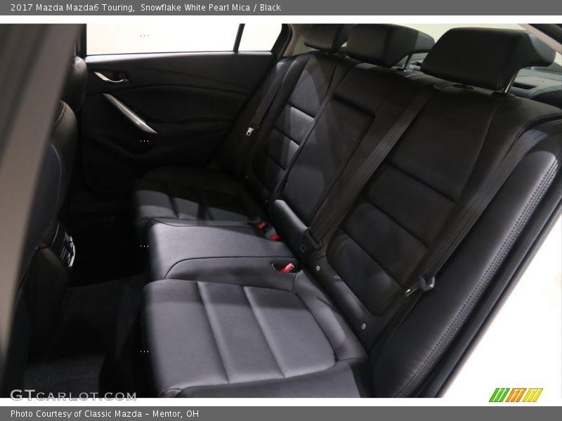 Snowflake White Pearl Mica / Black 2017 Mazda Mazda6 Touring