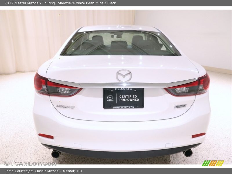 Snowflake White Pearl Mica / Black 2017 Mazda Mazda6 Touring