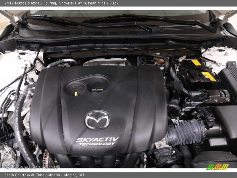 Snowflake White Pearl Mica / Black 2017 Mazda Mazda6 Touring