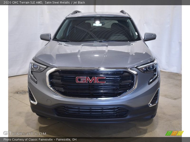 Satin Steel Metallic / Jet Black 2020 GMC Terrain SLE AWD