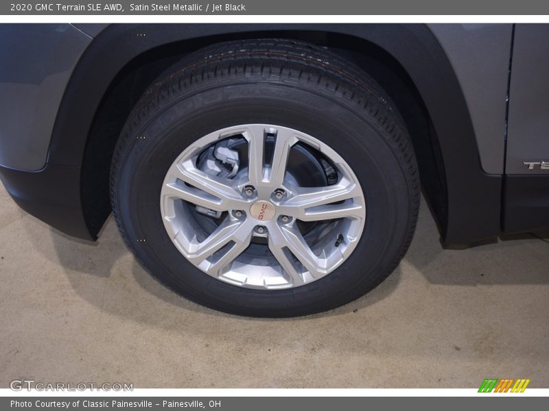 Satin Steel Metallic / Jet Black 2020 GMC Terrain SLE AWD