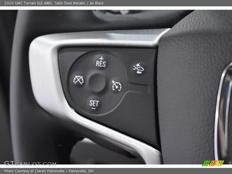 Satin Steel Metallic / Jet Black 2020 GMC Terrain SLE AWD