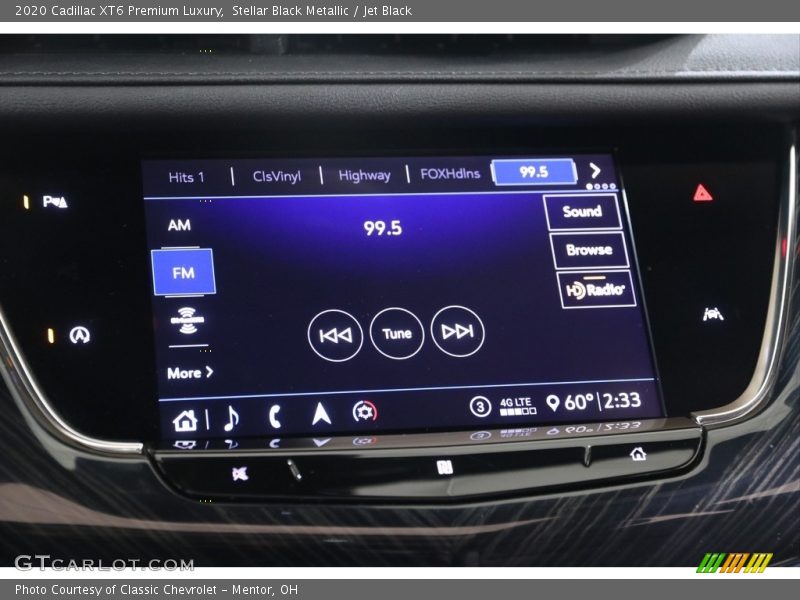 Controls of 2020 XT6 Premium Luxury