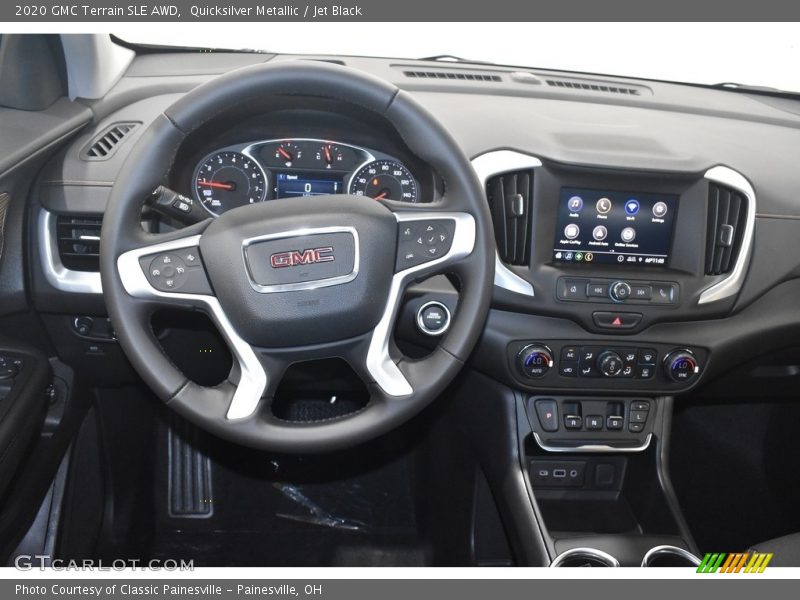 Quicksilver Metallic / Jet Black 2020 GMC Terrain SLE AWD