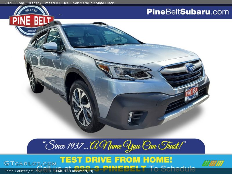 Ice Silver Metallic / Slate Black 2020 Subaru Outback Limited XT