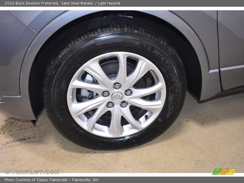 Satin Steel Metallic / Light Neutral 2020 Buick Envision Preferred
