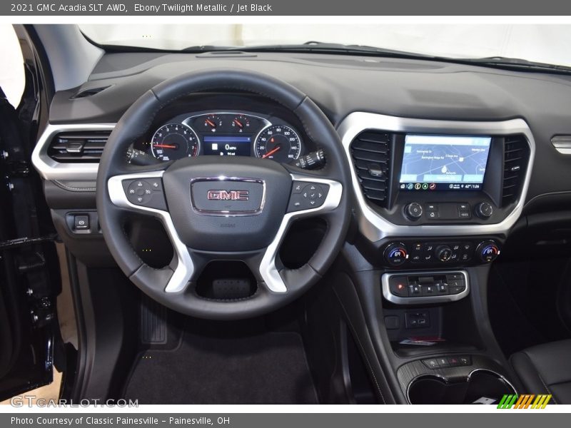 Ebony Twilight Metallic / Jet Black 2021 GMC Acadia SLT AWD