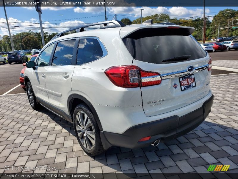 Crystal White Pearl / Warm Ivory 2021 Subaru Ascent Premium