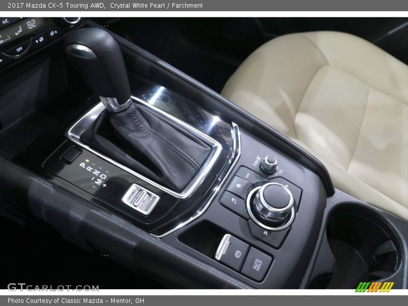 Crystal White Pearl / Parchment 2017 Mazda CX-5 Touring AWD
