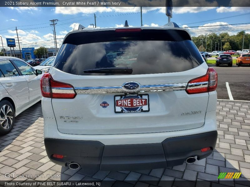 Crystal White Pearl / Warm Ivory 2021 Subaru Ascent Premium
