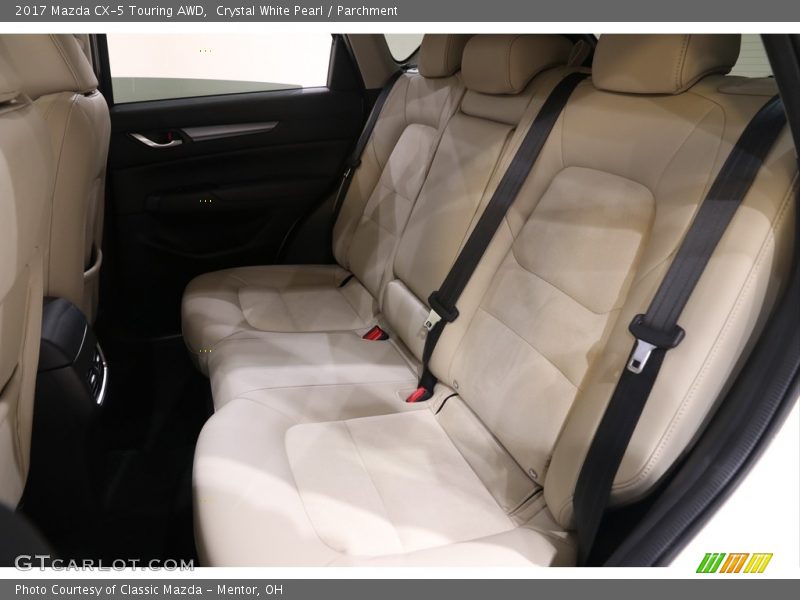 Crystal White Pearl / Parchment 2017 Mazda CX-5 Touring AWD