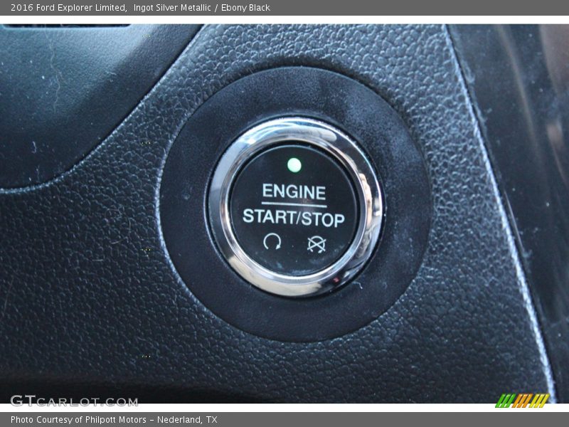 Ingot Silver Metallic / Ebony Black 2016 Ford Explorer Limited