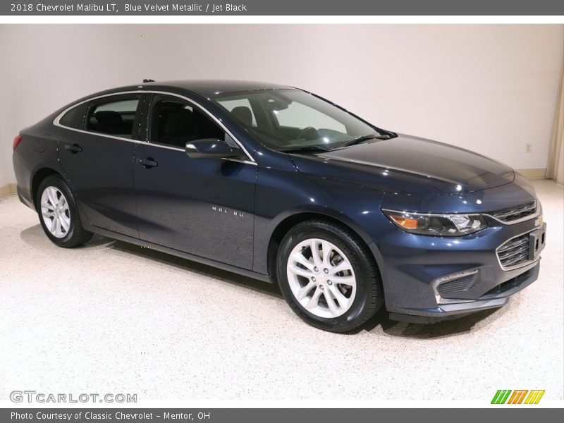 Blue Velvet Metallic / Jet Black 2018 Chevrolet Malibu LT