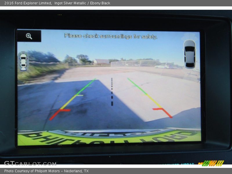 Ingot Silver Metallic / Ebony Black 2016 Ford Explorer Limited