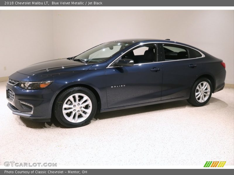 Blue Velvet Metallic / Jet Black 2018 Chevrolet Malibu LT