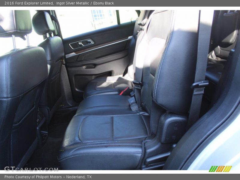 Ingot Silver Metallic / Ebony Black 2016 Ford Explorer Limited