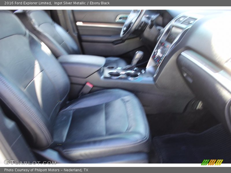 Ingot Silver Metallic / Ebony Black 2016 Ford Explorer Limited