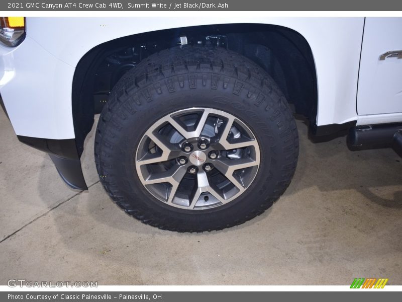 Summit White / Jet Black/Dark Ash 2021 GMC Canyon AT4 Crew Cab 4WD