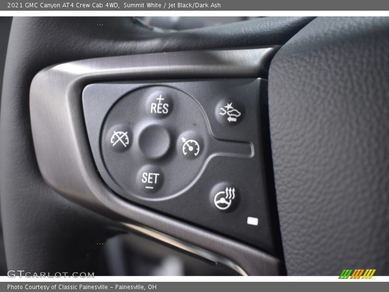 Summit White / Jet Black/Dark Ash 2021 GMC Canyon AT4 Crew Cab 4WD