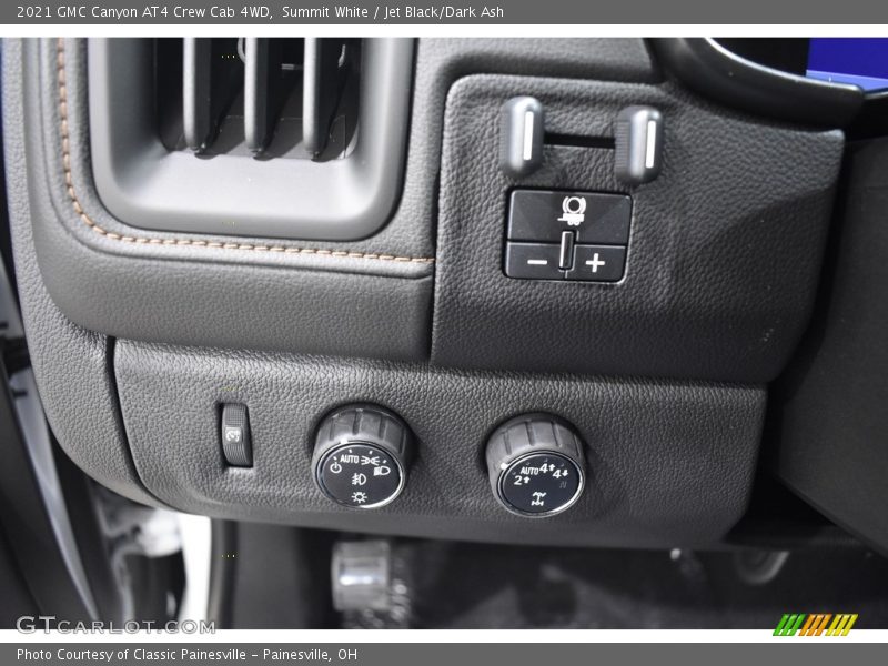 Summit White / Jet Black/Dark Ash 2021 GMC Canyon AT4 Crew Cab 4WD