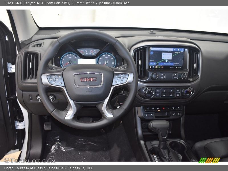 Summit White / Jet Black/Dark Ash 2021 GMC Canyon AT4 Crew Cab 4WD