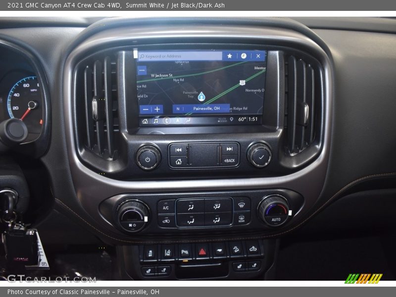 Summit White / Jet Black/Dark Ash 2021 GMC Canyon AT4 Crew Cab 4WD