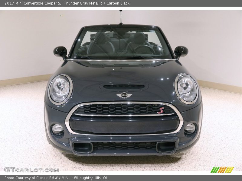 Thunder Gray Metallic / Carbon Black 2017 Mini Convertible Cooper S