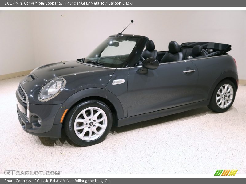 Thunder Gray Metallic / Carbon Black 2017 Mini Convertible Cooper S