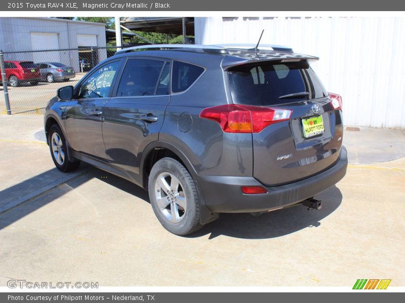 Magnetic Gray Metallic / Black 2015 Toyota RAV4 XLE