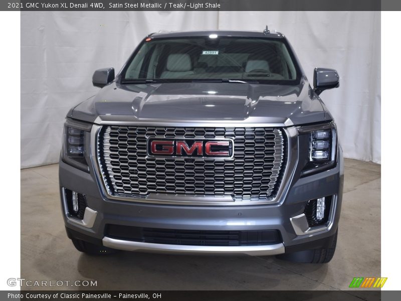 Satin Steel Metallic / Teak/­Light Shale 2021 GMC Yukon XL Denali 4WD