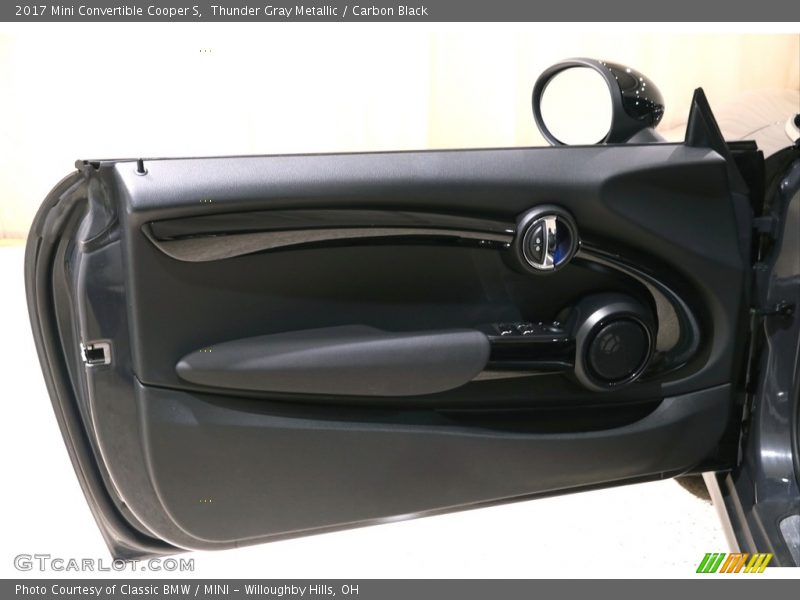 Thunder Gray Metallic / Carbon Black 2017 Mini Convertible Cooper S