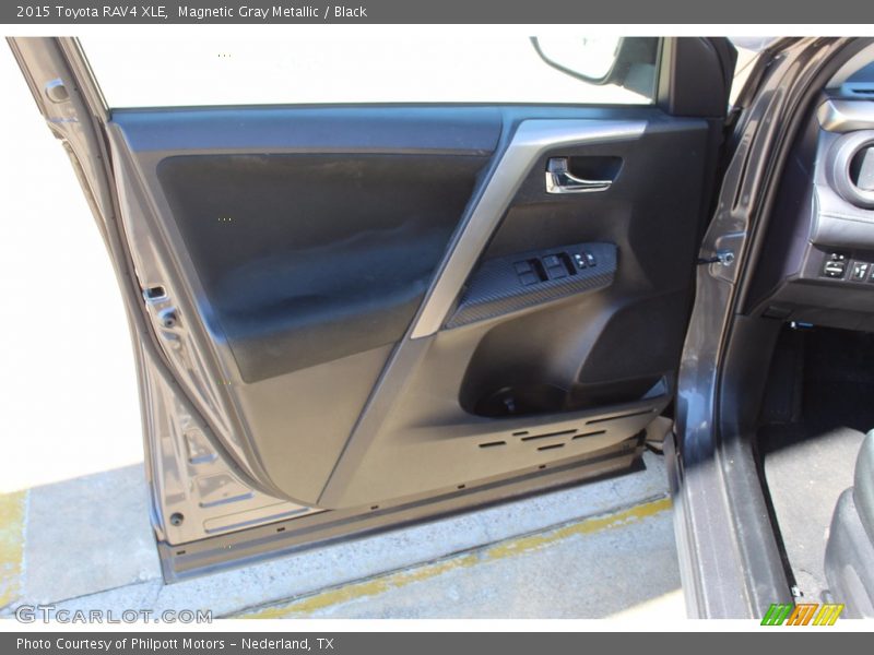 Magnetic Gray Metallic / Black 2015 Toyota RAV4 XLE