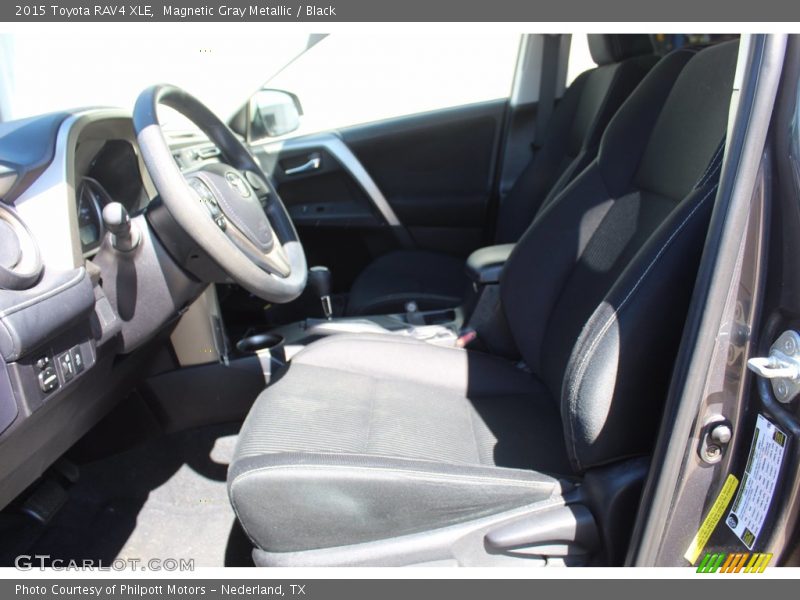 Magnetic Gray Metallic / Black 2015 Toyota RAV4 XLE